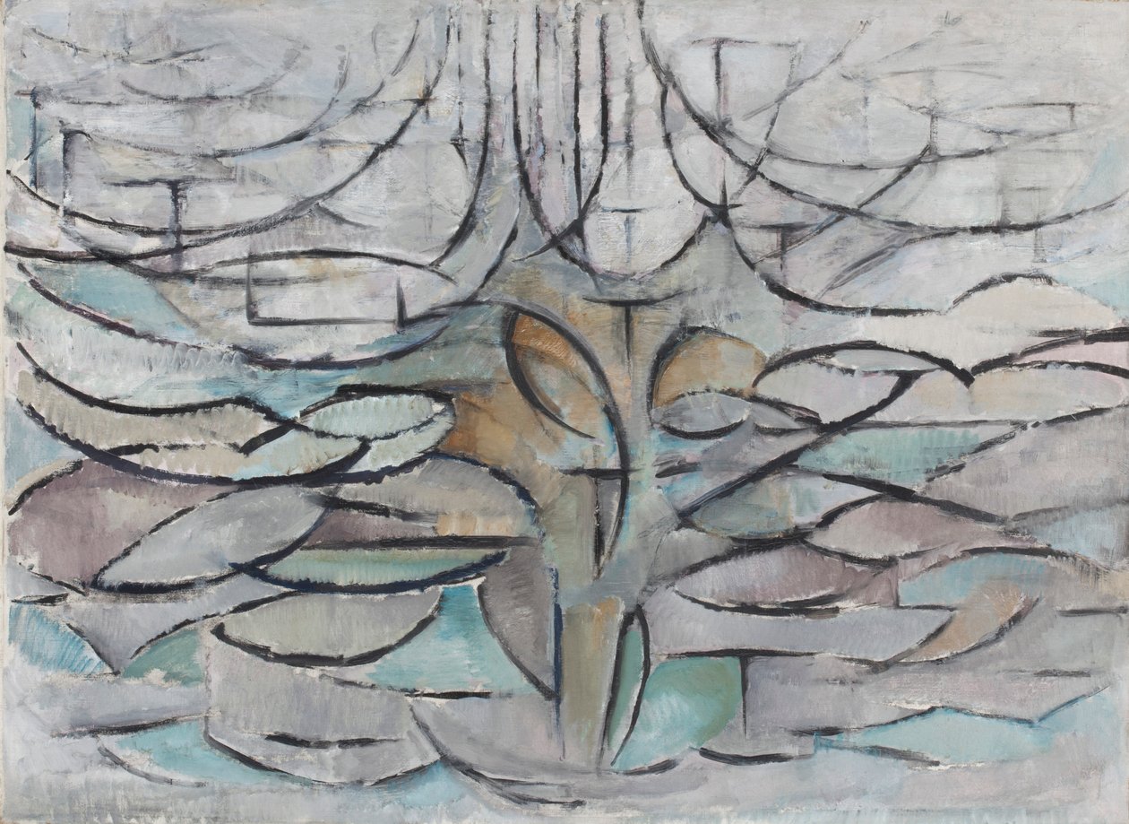 De bloeiende appelboom, 1912 door Piet Mondrian