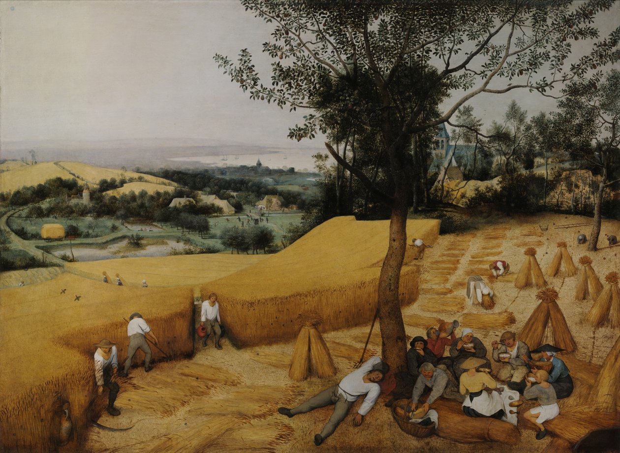 De oogsters door Pieter Bruegel the Elder