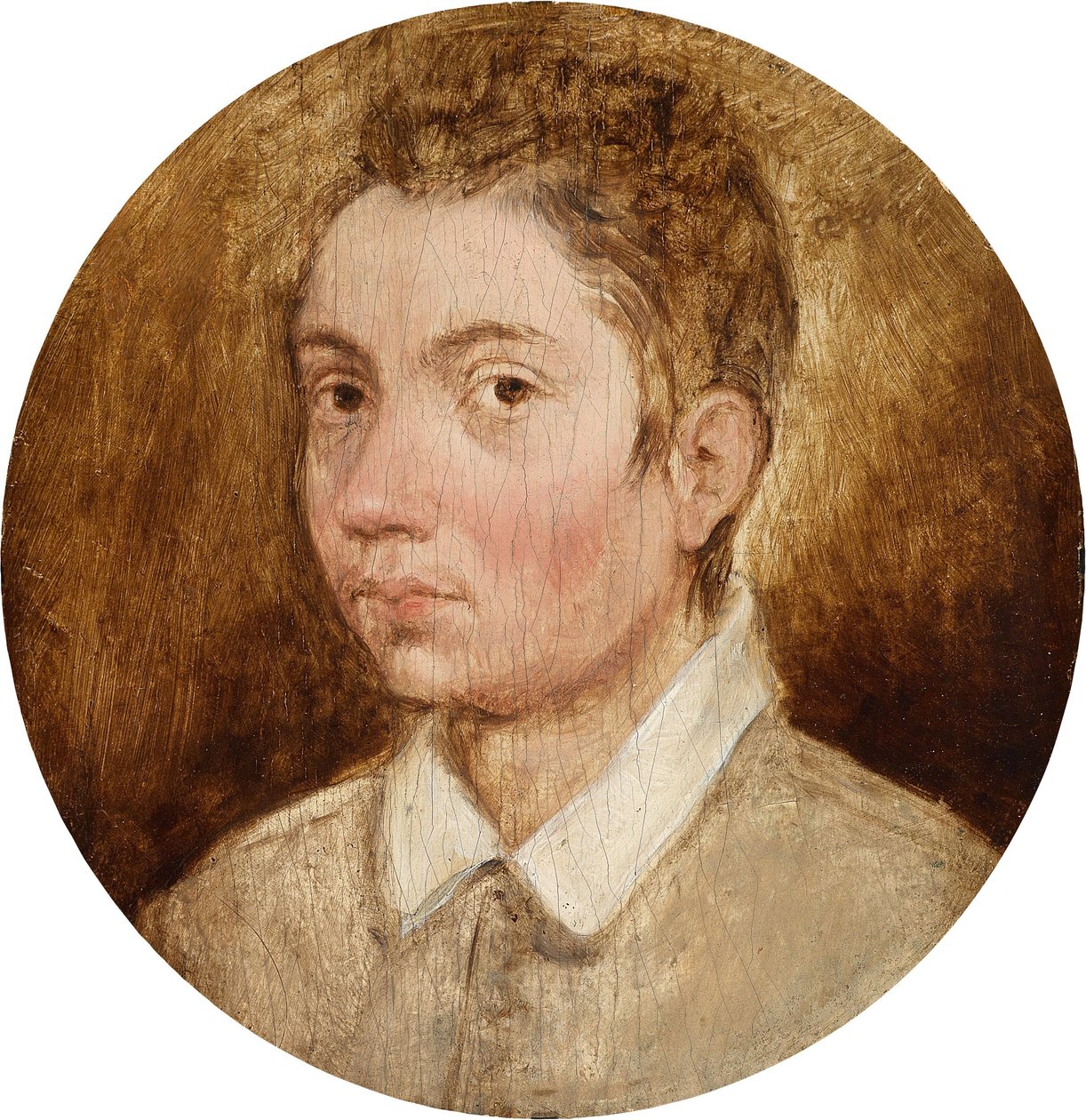 Buste van een jonge man door Pieter Brueghel the Younger