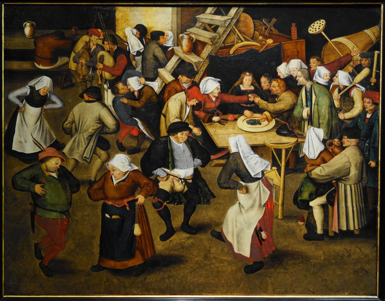Boerenbruiloft door Pieter Brueghel the Younger