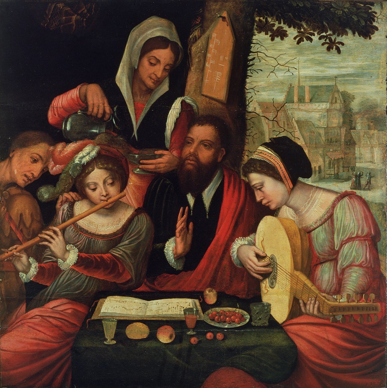 Het Muziekfeest door Pieter Coecke van Aelst