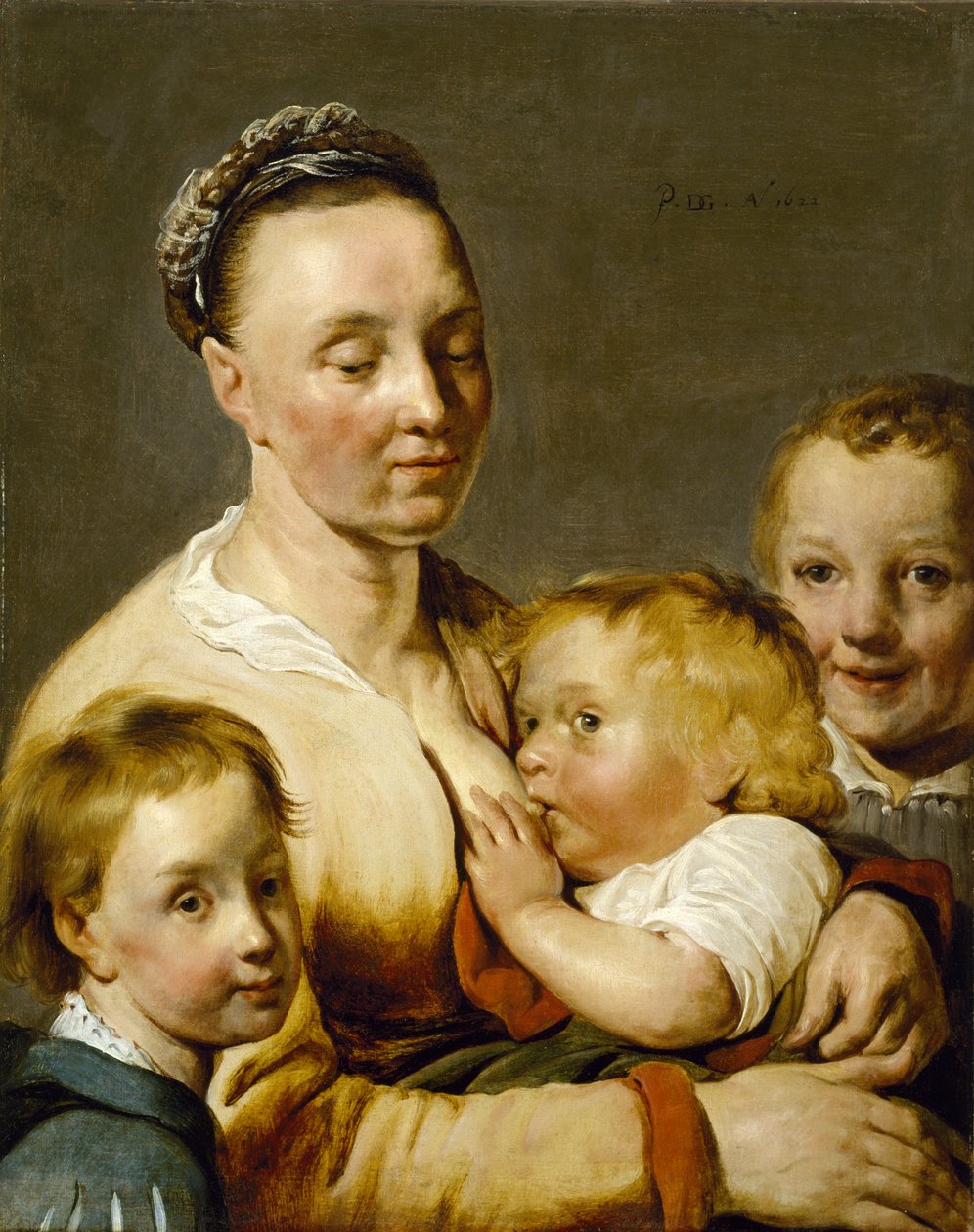 Liefdadigheid door Pieter Fransz de Grebber