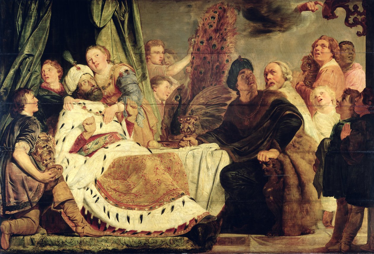 Het feest van koning Belsazar door Pieter Fransz de Grebber
