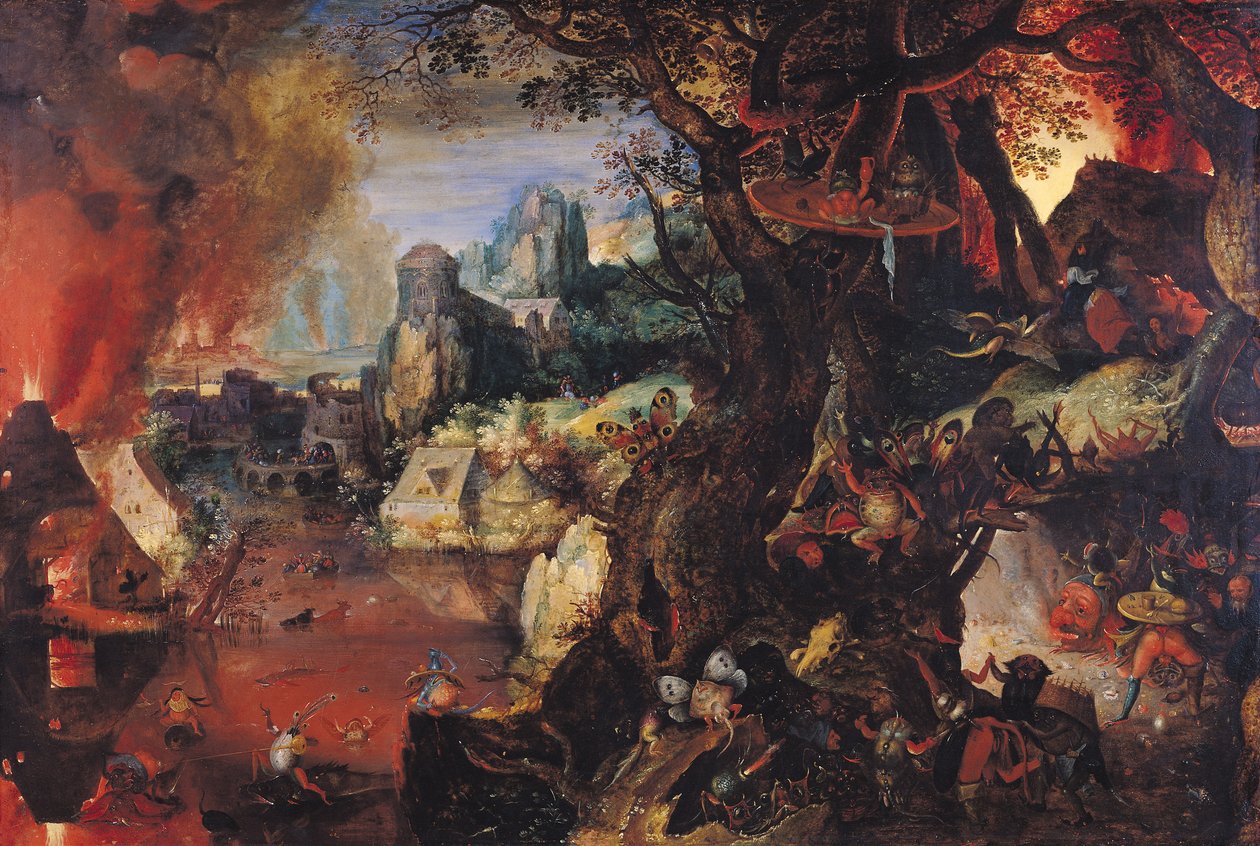 De verzoeking van St. Antonius door Pieter Schoubroeck