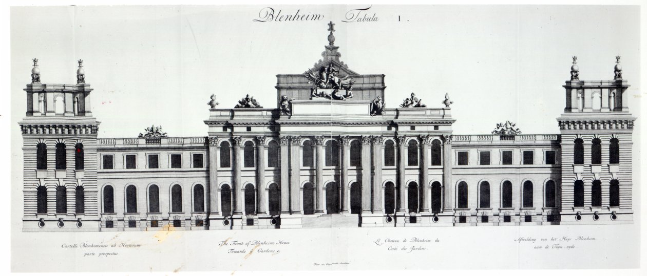 Blenheim Palace door Pieter Stevens van Gunst