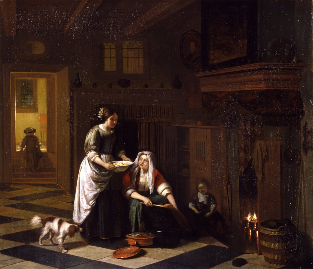 De Haard door Pieter de Hooch