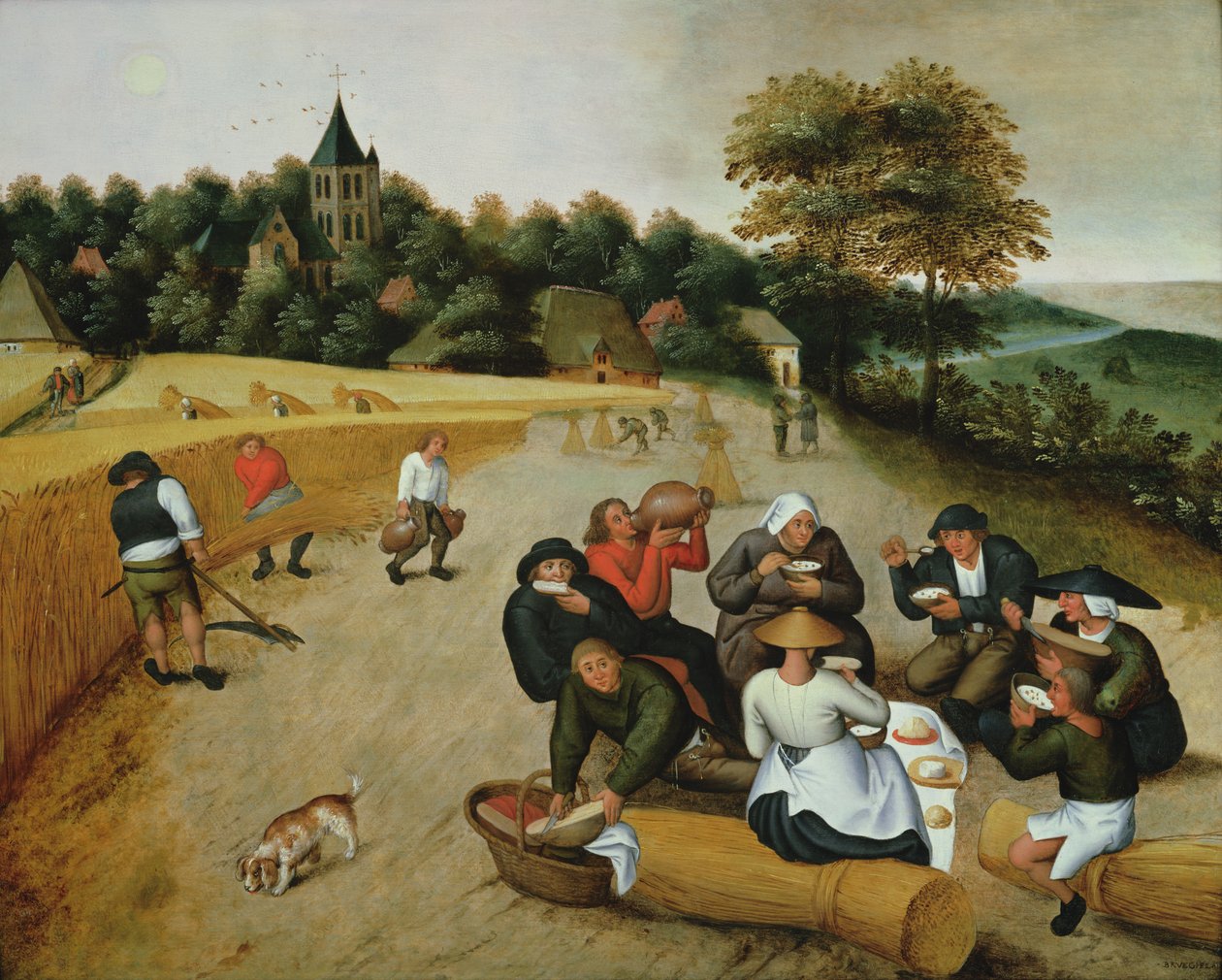 Zomer door Pieter Brueghel the Younger