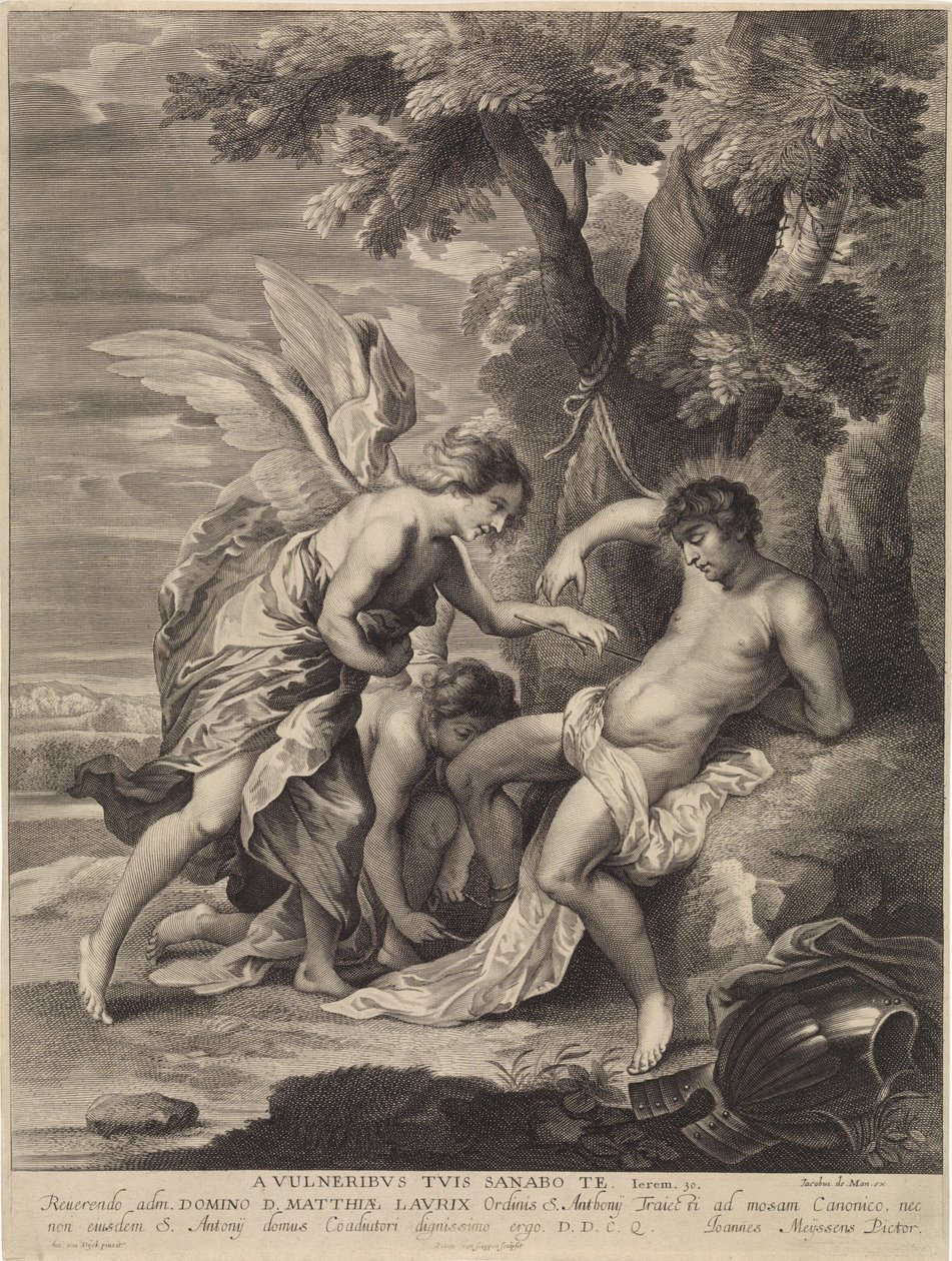 Sint Sebastiaan door Pieter van Schuppen