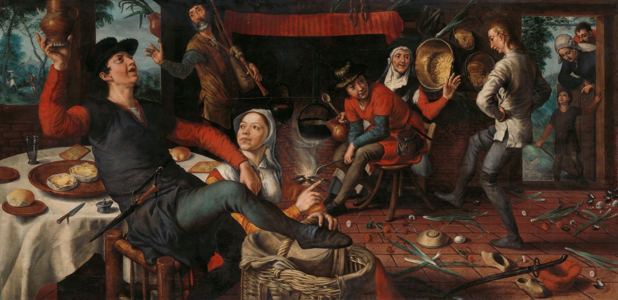 De Eierdans door Pieter Aertsen