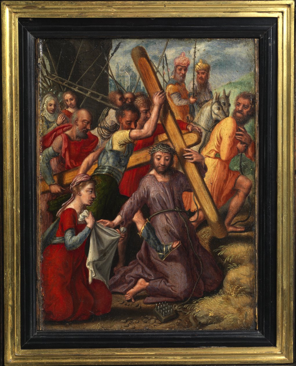 Christus draagt het Kruis door Pieter Aertsen