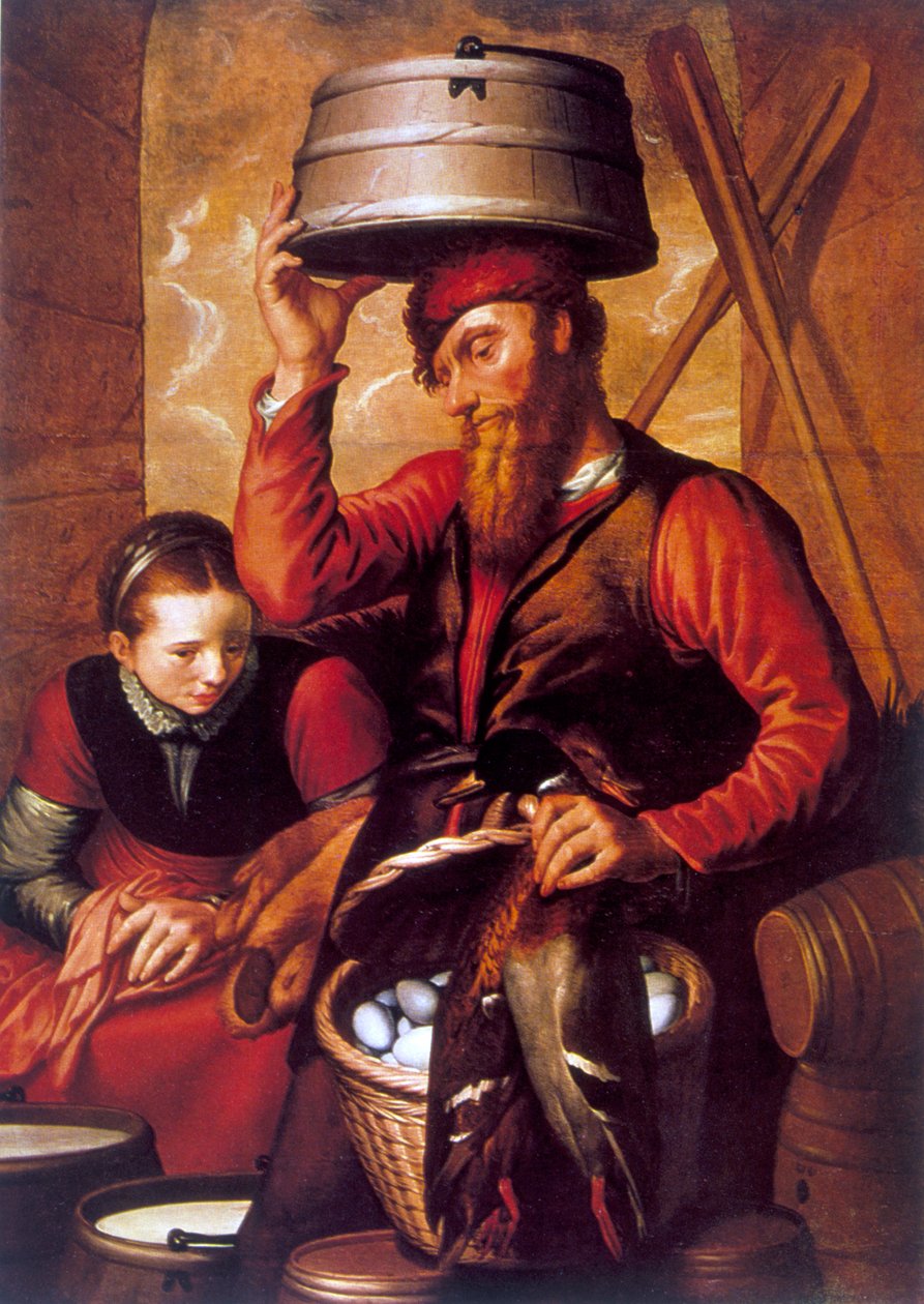 De wildhandelaar, 16e eeuw door Pieter Aertsen