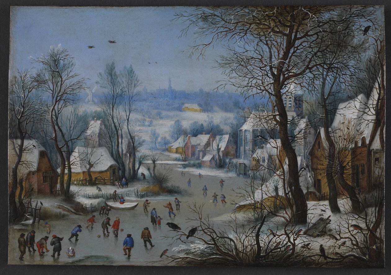Winterlandschap door Pieter Bruegel d.Æ.