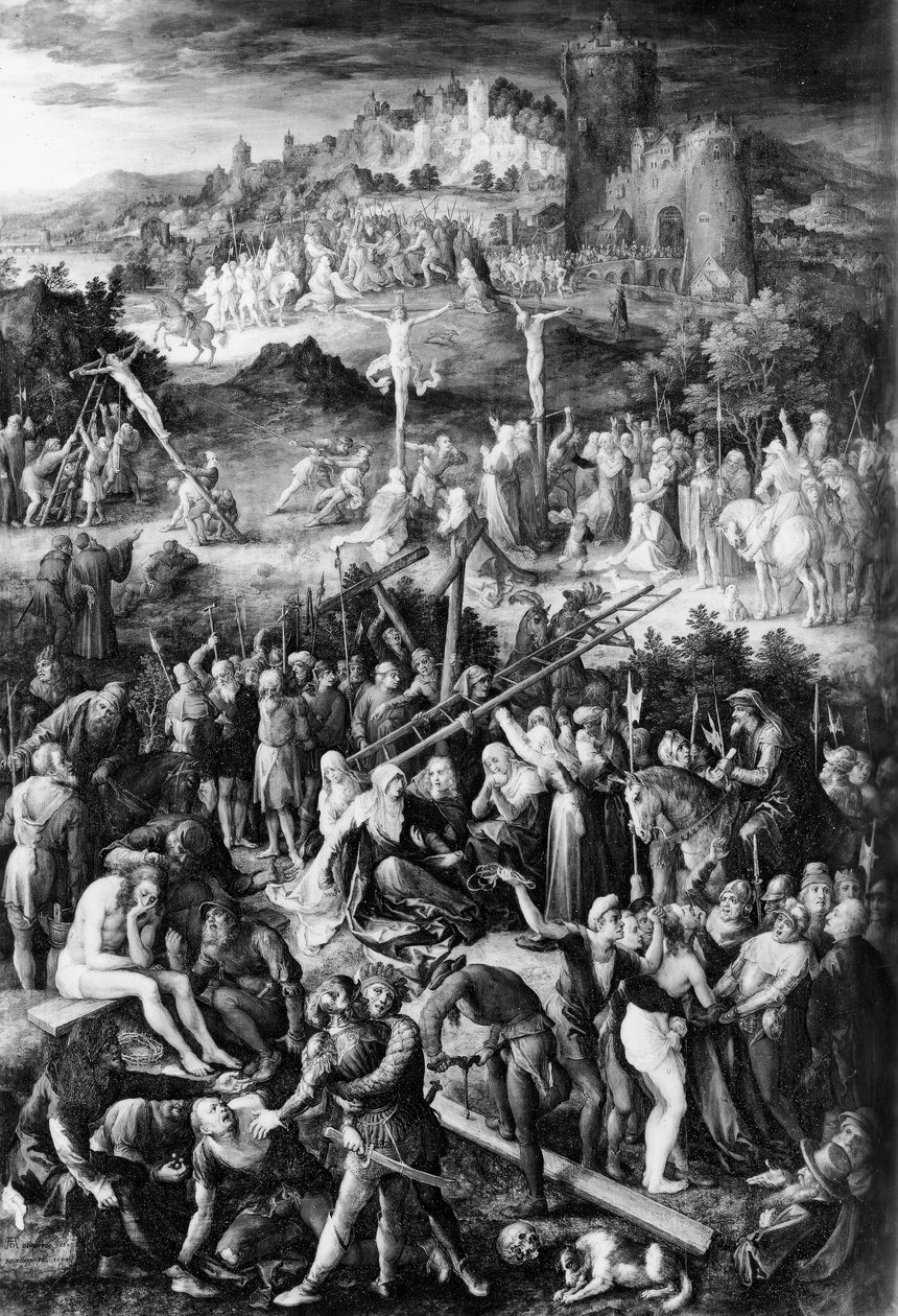 Golgotha, 1604 door Pieter Bruegel the Elder