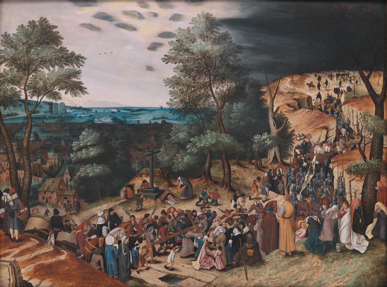 Christus op weg naar Golgotha door Pieter Brueghel d.Y.