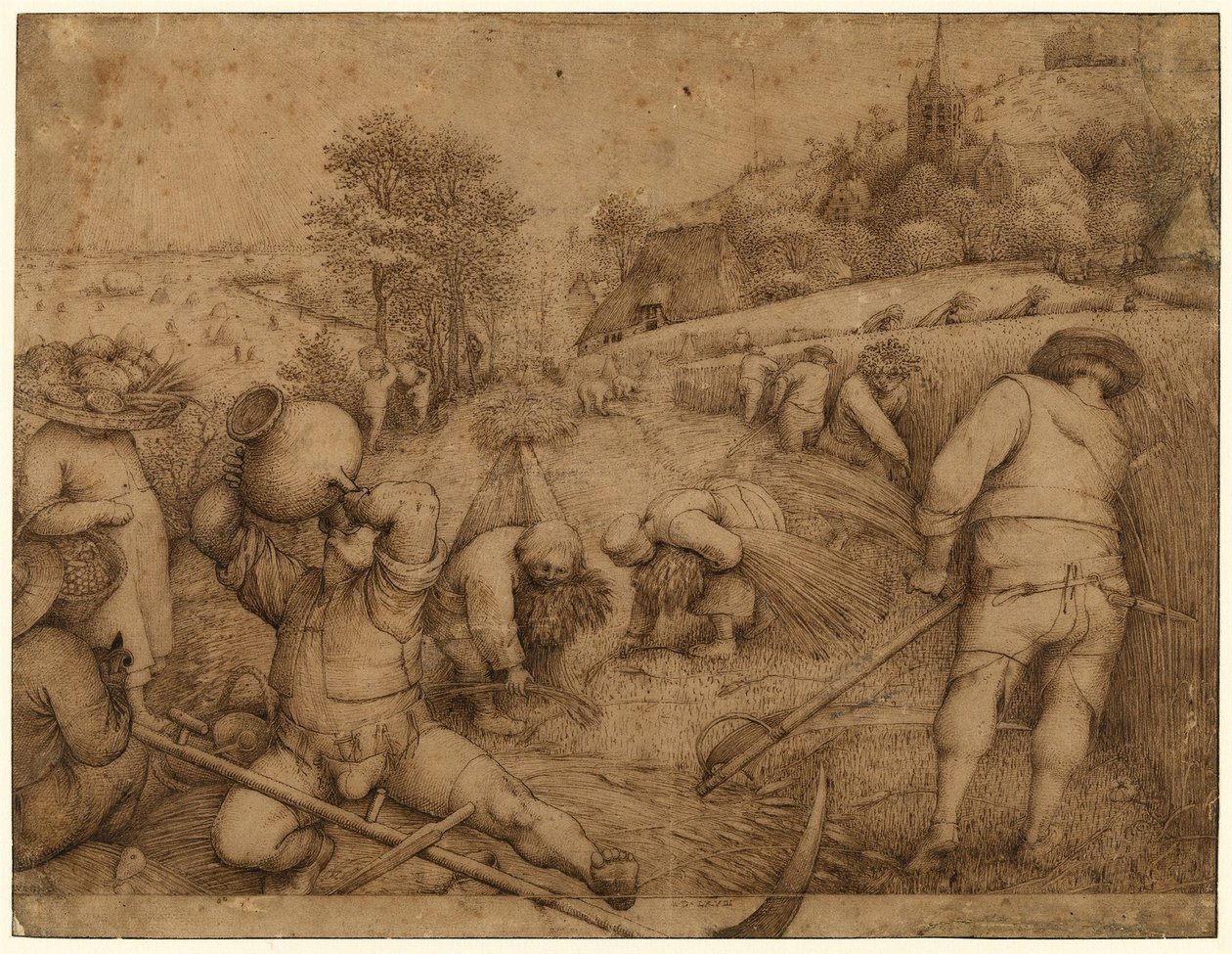 Zomertijd door Pieter Brueghel the Elder