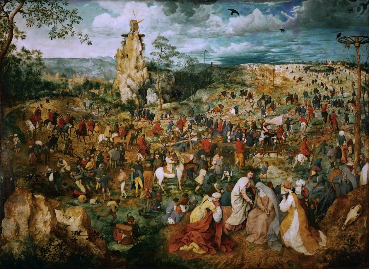 De processie naar Golgota door Pieter Brueghel the Elder
