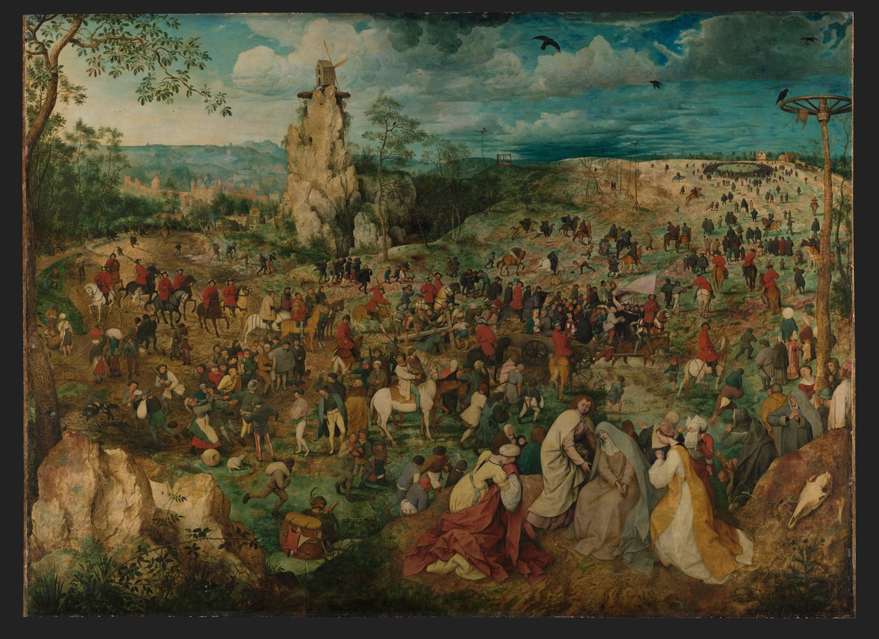 De processie naar Golgota door Pieter Brueghel the Elder