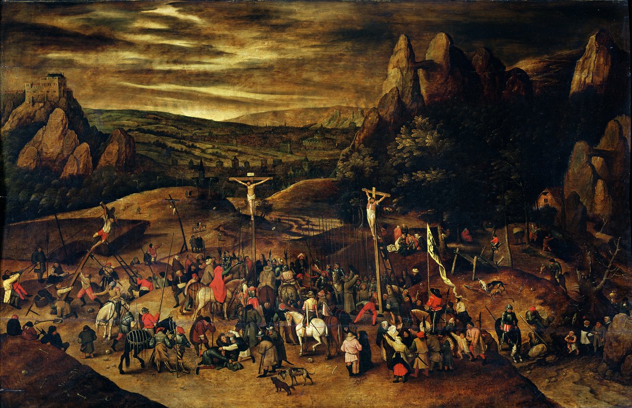 De Kruisiging door Pieter Brueghel the Younger