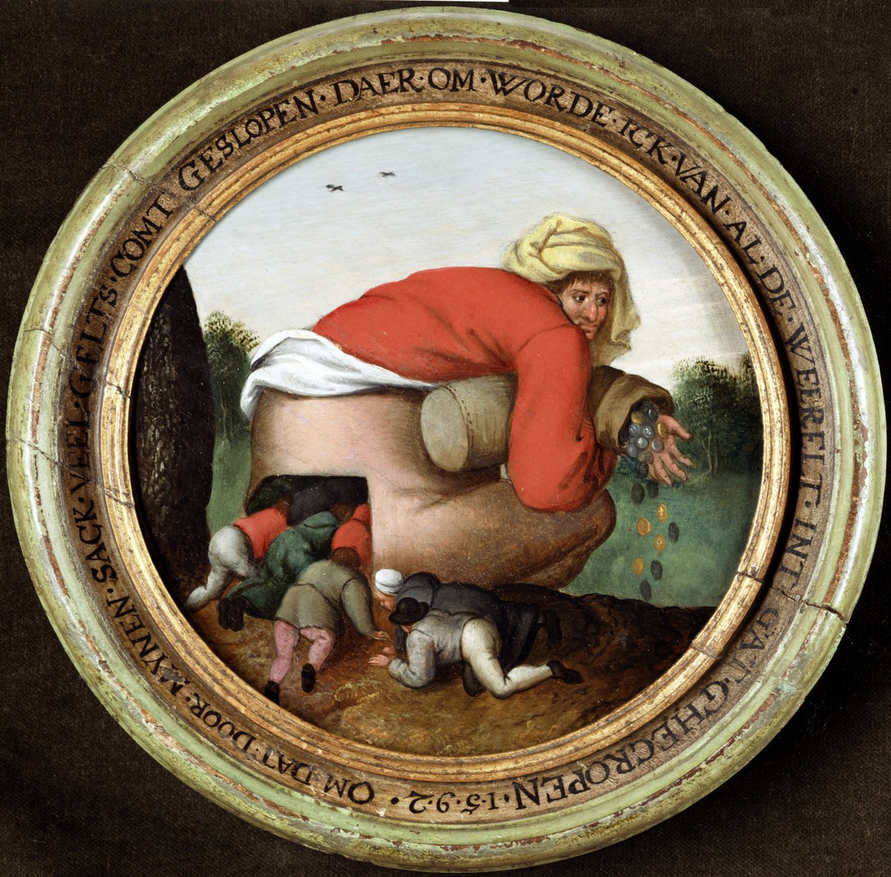De Vleiers door Pieter Brueghel the Younger