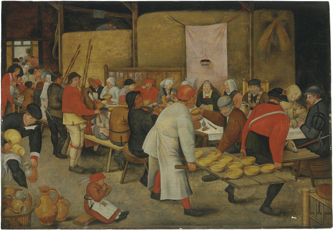 Het bruiloftsfeest door Pieter Brueghel the Younger