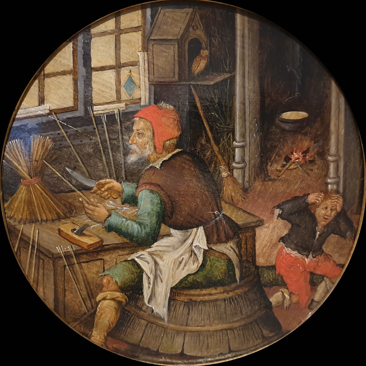 De pijlsnijder door Pieter Brueghel the Younger