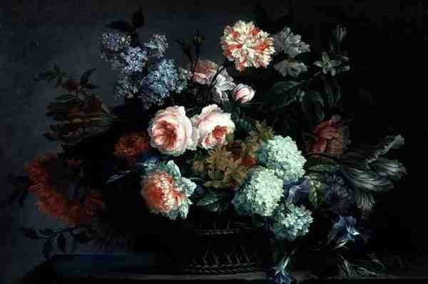 Stilleven van Bloemen door Pieter Casteels