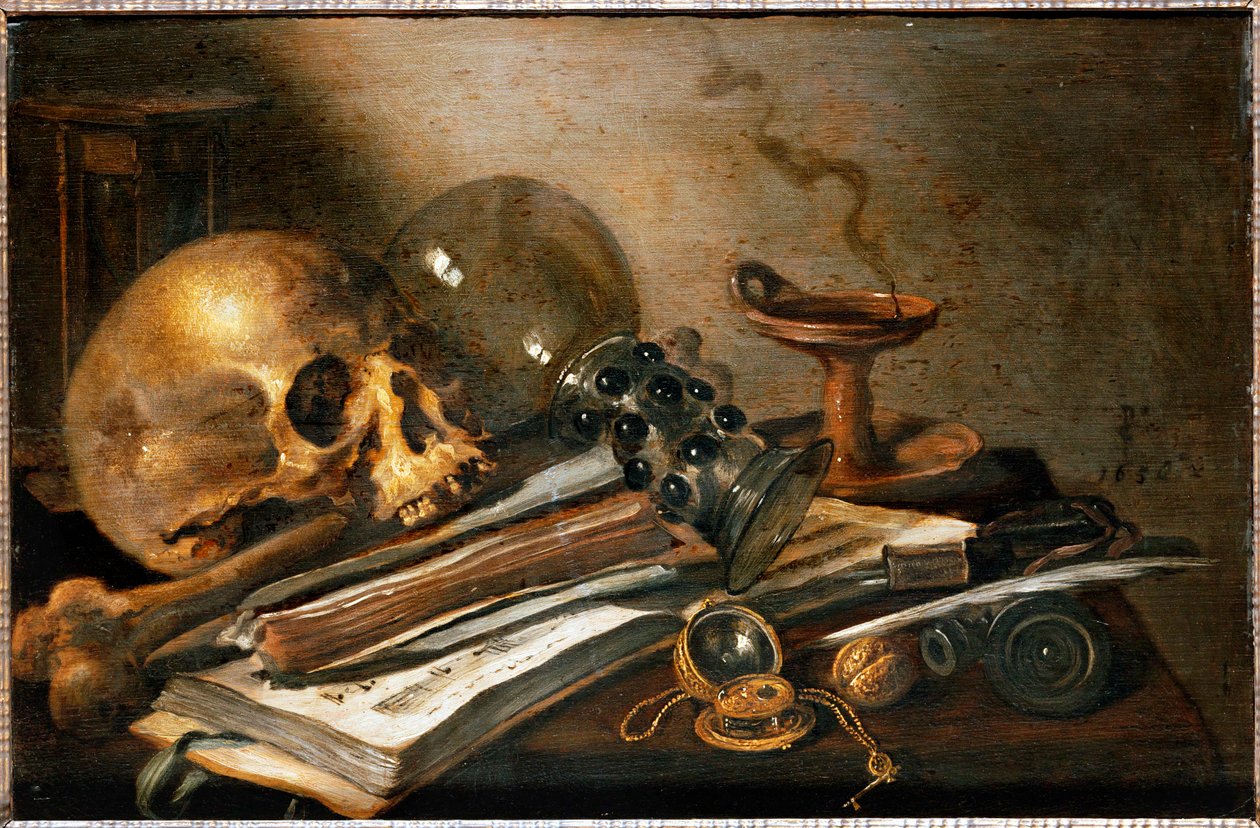 Vanitas, Stilleven door Pieter Claesz
