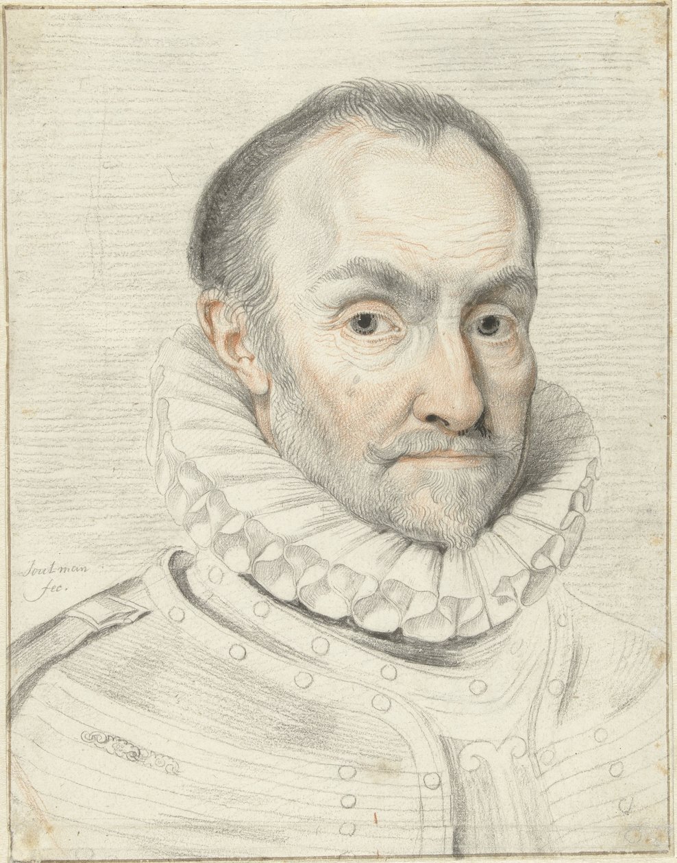 Portret van Prins Willem I door Pieter Claesz. Soutman