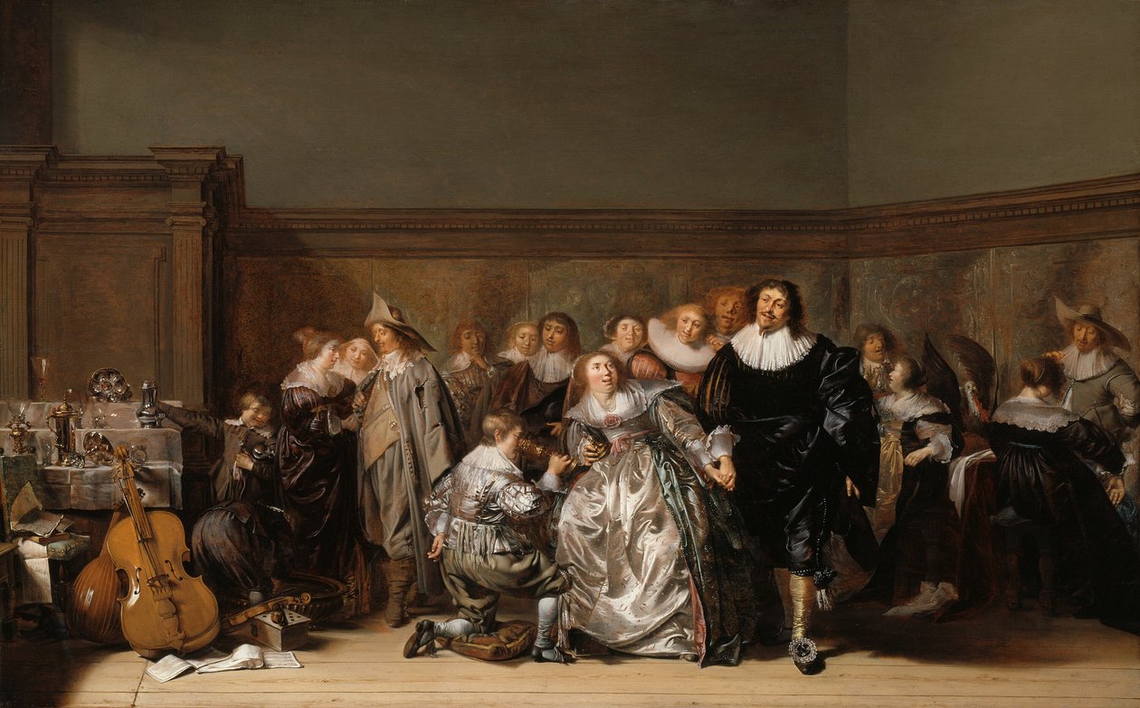 Een Elegant Gezelschap door Pieter Codde