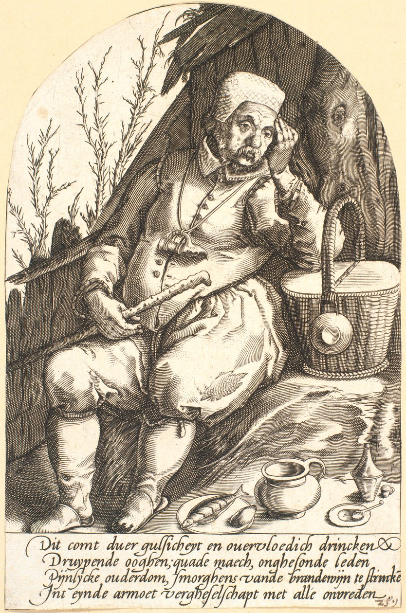 Bonde, satire over dronkenschap door Pieter Goos