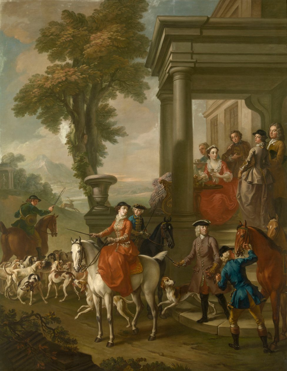 De Jachtpartij door Pieter Jan van Reysschoot
