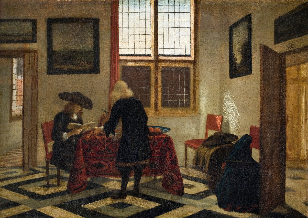 Interieur scène door Pieter Janssens