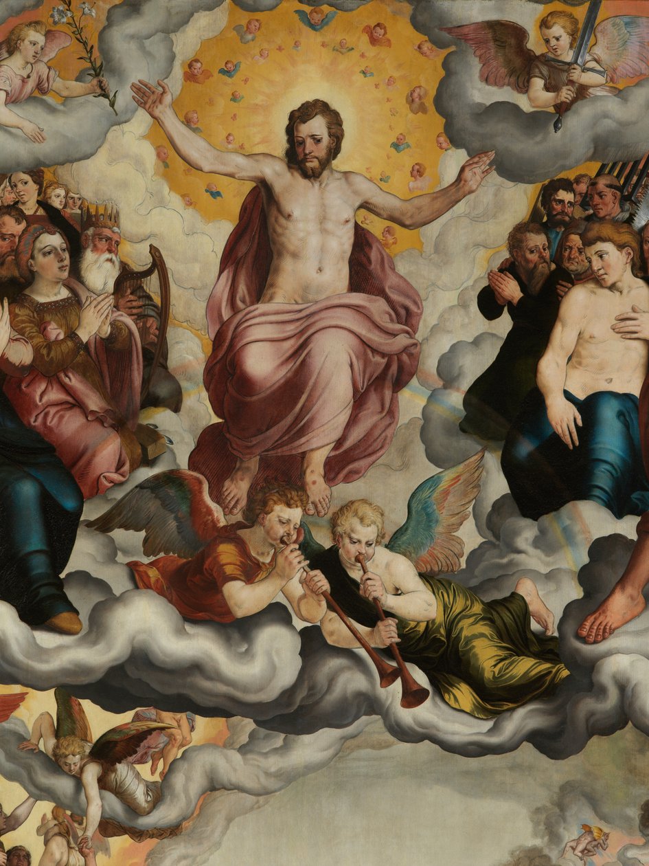 Detail (Laatste Oordeel) door Pieter Jansz. Pourbus