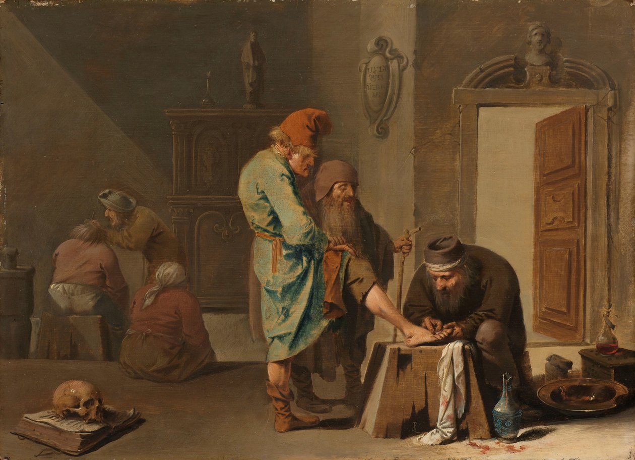 De voetoperatie door Pieter Jansz Quast