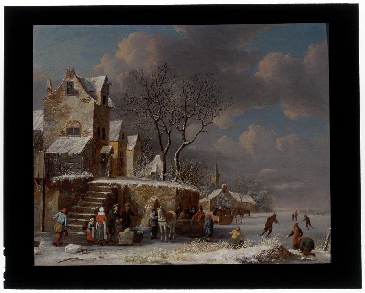 Winterlandschap door Pieter Maes