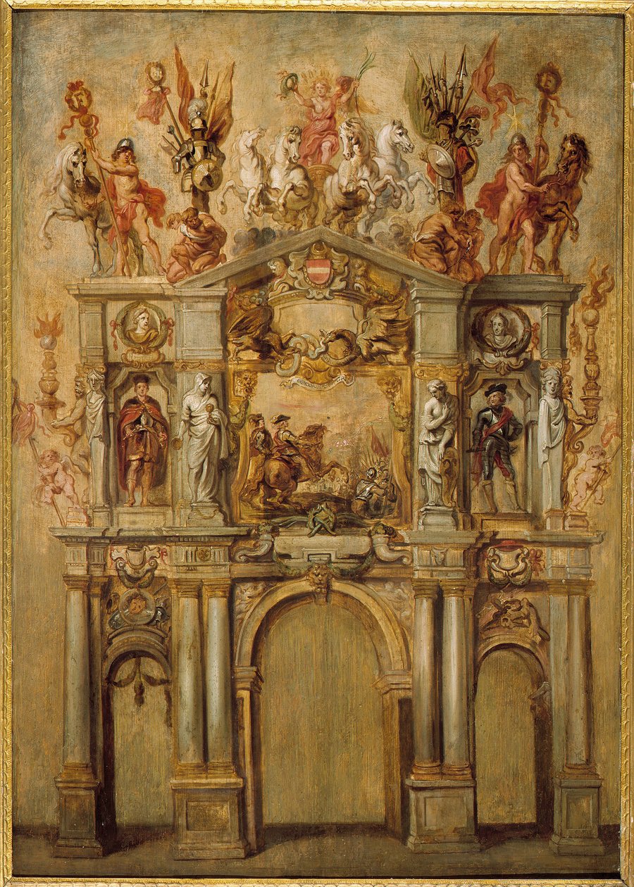 De boog van Ferdinand, ca. 1634 door Pieter Paul Rubens
