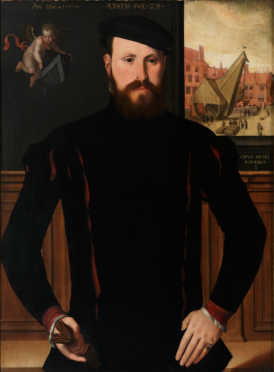 Portret van Jan van Eyewerve, 1551 door Pieter Pourbus