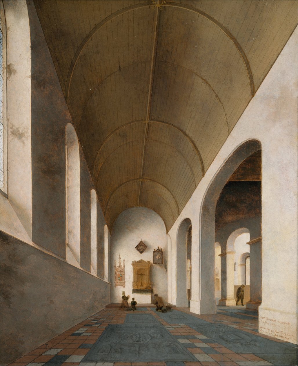 Antoniuskapel in de Janskerk, Utrecht door Pieter Saenredam