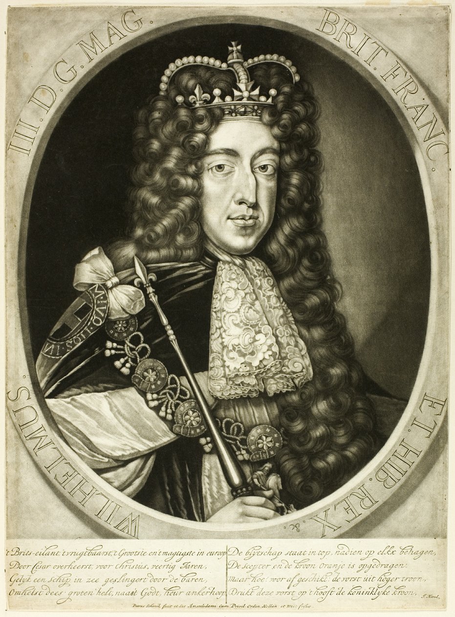 Willem III, koning van Engeland door Pieter Schenk