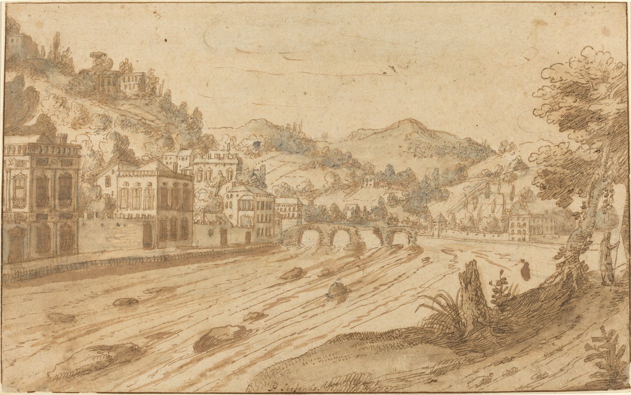 Riviergezicht door Pieter Stevens