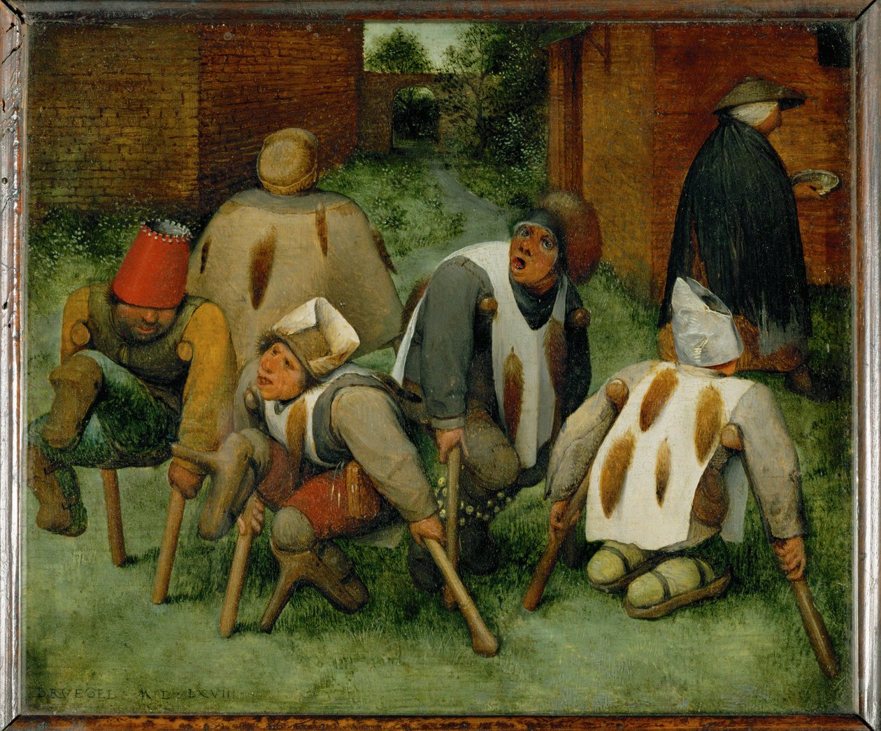 Les Mendiants - De kreupelen ... door Pieter The Elder Brueghel
