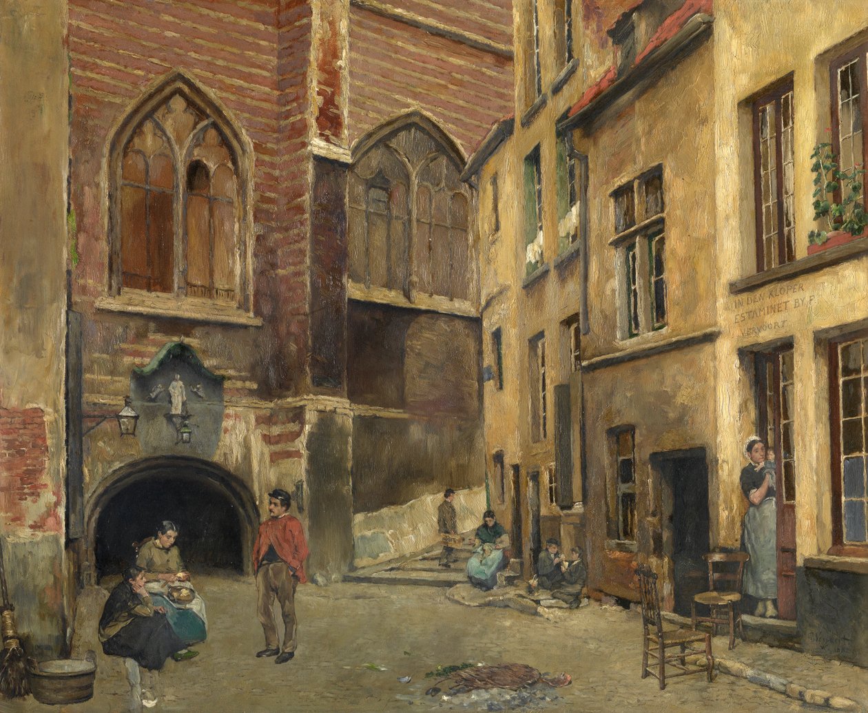 De Oude Antwerpse Slagershal door Pieter Verhaert