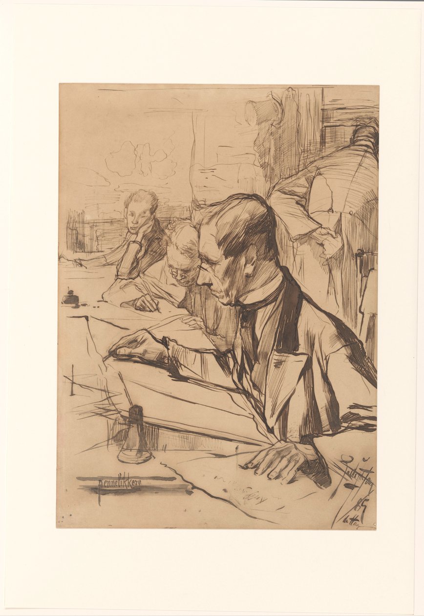 De pennelikkers door Pieter de Josselin