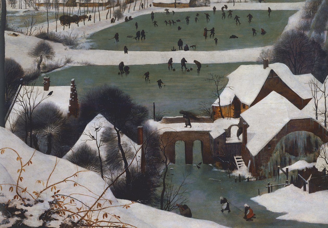 Jagers in de sneeuw door Pieter Bruegel the Elder