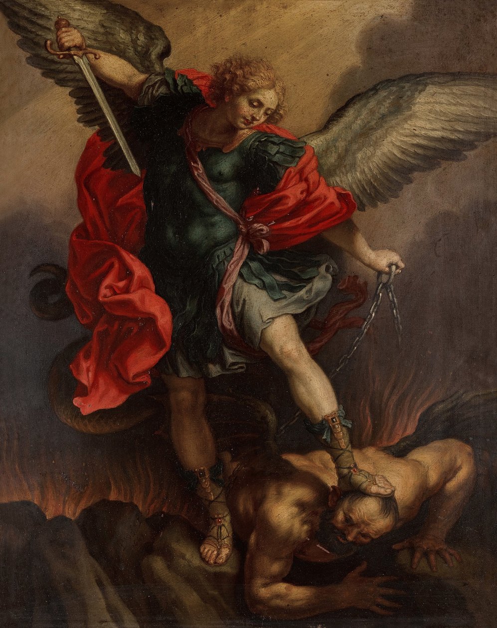 Sint Michaël de Aartsengel door Pieter van Lint