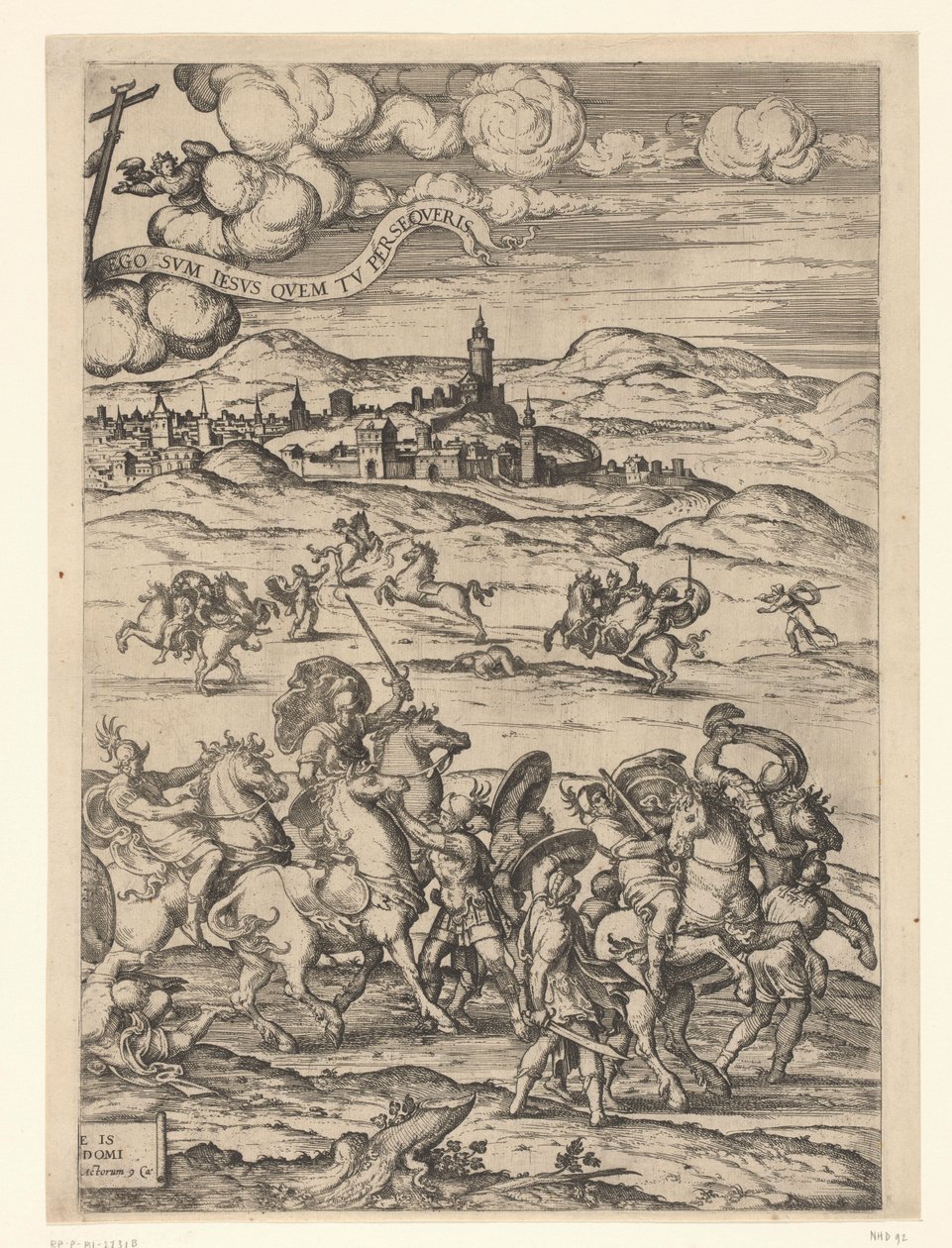 Bekering van Paulus door Pieter van der Borcht (I)