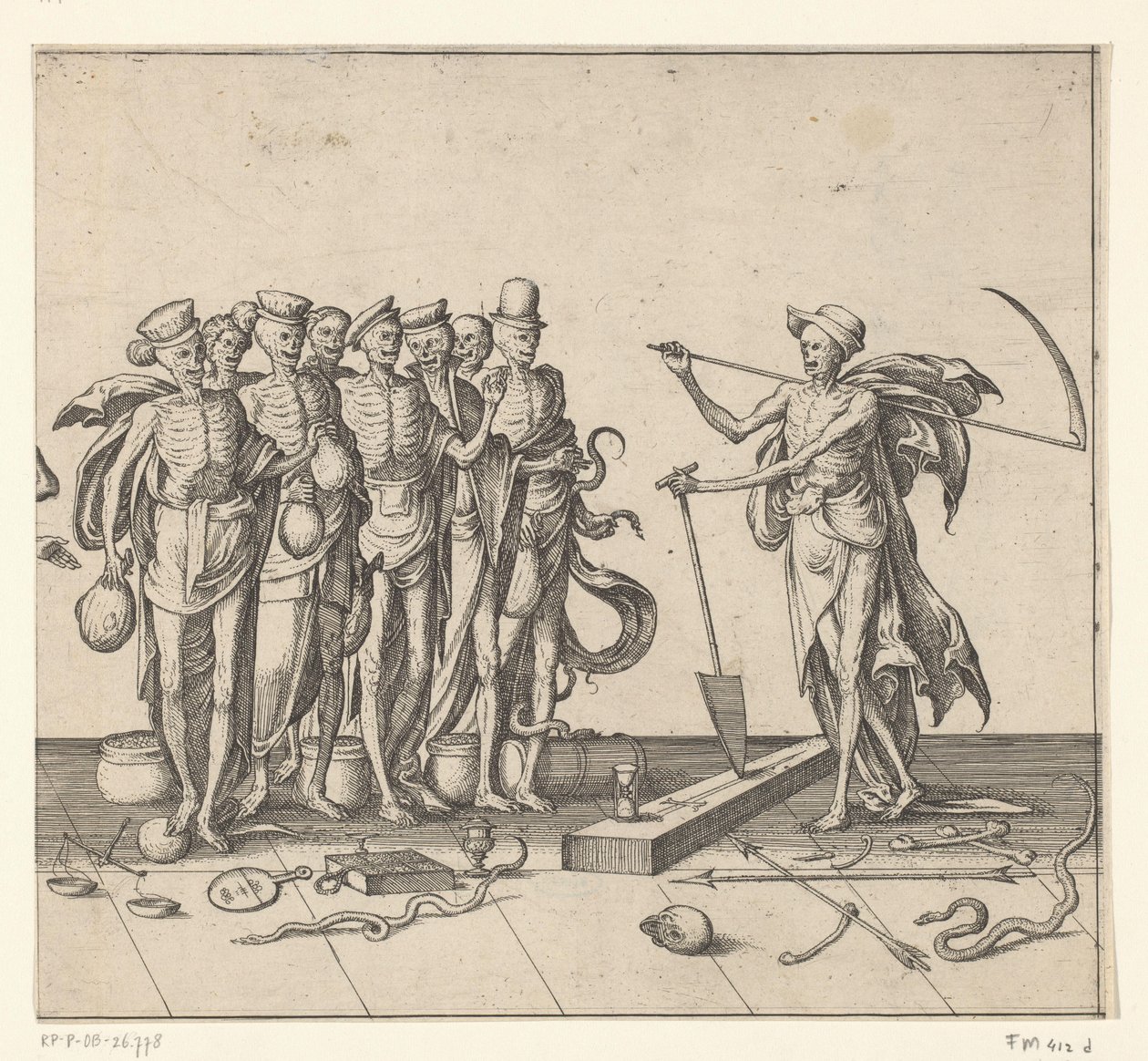Dodenprocessie door Pieter van der Borcht (I)