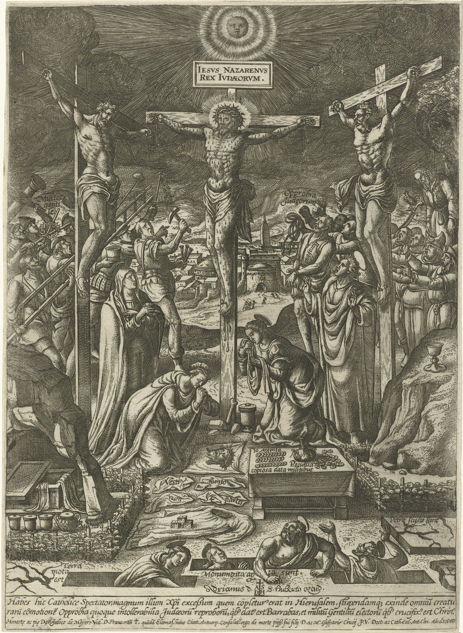 Kruisiging van Christus door Pieter van der Borcht (I)