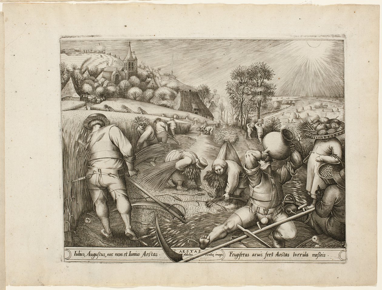 Zomer, uit De Vier Seizoenen door Pieter van der Heyden