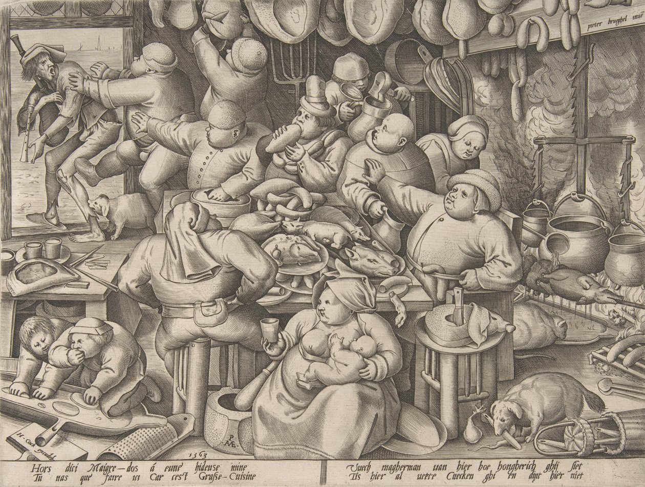 De Vette Keuken, 1563 door Pieter van der Heyden